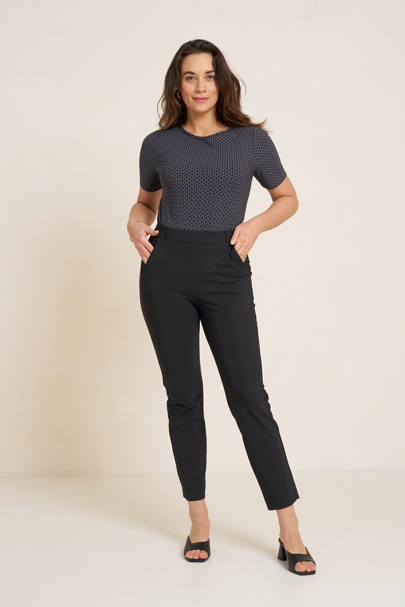 Maurik bonded trousers Dark Blue