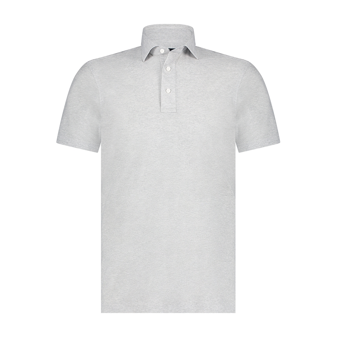Naaldwijk heren polo grey melange