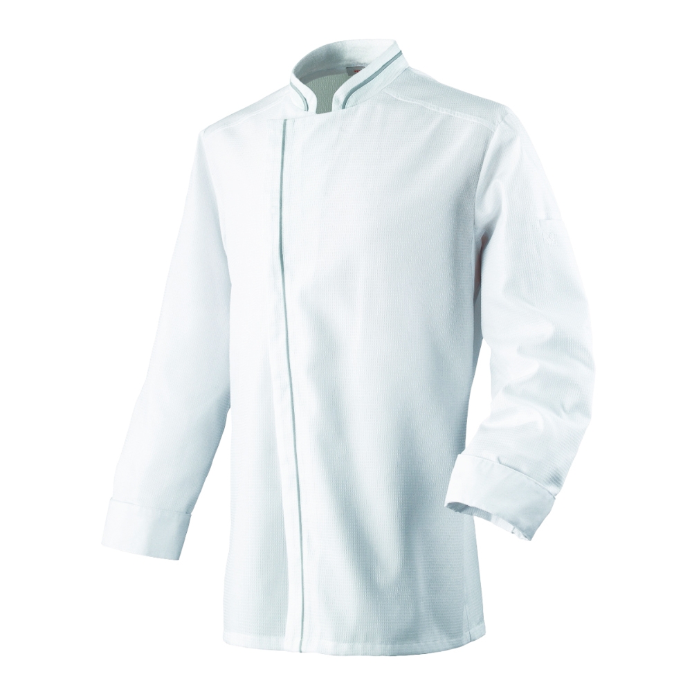 Koksbuis AGUILA Unisex Wit-Grijs L/Sleev
