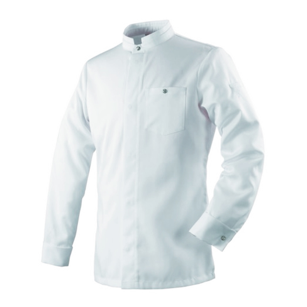 Koksbuis BERTO Unisex White L/Sleeve