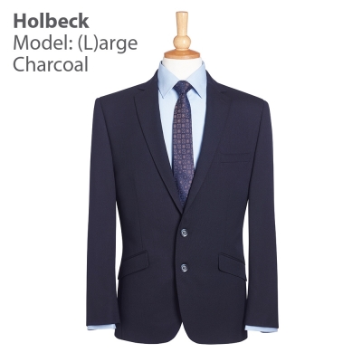 Long Holbeck Slim Fit Jacket Charcoal