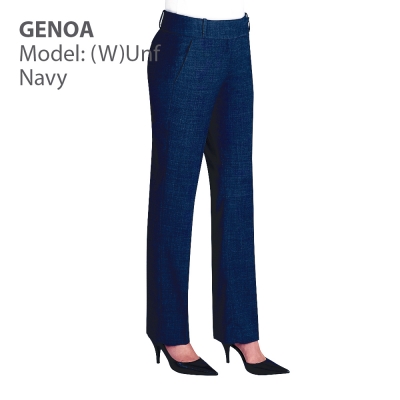 Genoa, slim leg trouser, Navy