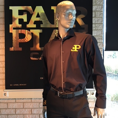 FPC overhemd Man, Zwart-Grijs