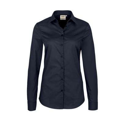 LONG-SLEEVED PERFORMANCE BLOUSE Ink Blue
