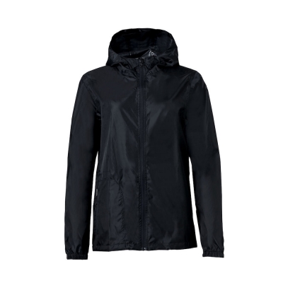 Basic rain jacket zwart