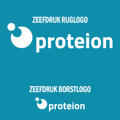 Zeefdruk logo Proteion Borst en Rug