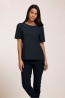 Dalfsen Dot shirt Dark blue/Off white